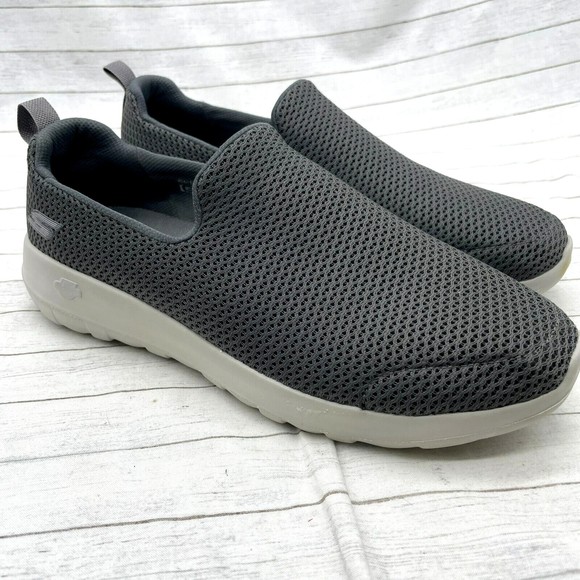 Skechers Goga Max Gray Equalizer Persistent Slip On Walking Shoes 54600 Size 8.5 main image 8